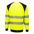 CD805YBR4XL Strickstoff mit gebürsteter Rückseite, umweltbewusstes, zertifiziertes Recyclingmaterial, gerippte B