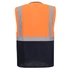 ES076ONR4XL Portwest ES1 Essential Hi-Vis kontraszt cipzáras vezetői mellény