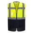 ES076YNR4XL Portwest ES1 Essential Hi-Vis kontraszt cipzáras vezetői mellény