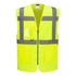 ES376YER4XL Portwest ES1 Essential Hi-Vis Mesh cipzáras vezetői mellény