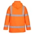 ES460ORR4XL Wasserdichte Hi-Vis Jacke mit verschweißten Nähten und extrem wasserabweisender, PFAS-freier Texpel