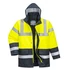 ES466YNR4XL Wasserdichte Hi-Vis Jacke mit verschweißten Nähten und extrem wasserabweisender, PFAS-freier Texpel