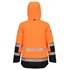 EV401OBRL Hi-Vis Winterparka mit hochwertigem, atmungsaktivem und winddichtem Material mit mechanischen Stretc