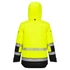 EV401YBRL Hi-Vis Winterparka mit hochwertigem, atmungsaktivem und winddichtem Material mit mechanischen Stretc
