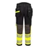 EV442YBT48 EV4 Warnschutz Stretch Bundhose Klasse 1 mit abnehmbaren Holstertaschen