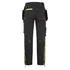EV447BKR28 Hose aus 4-Wege-Stretch-Nylongewebe mit extrem wasserabweisendem, PFAS-freiem Texpel Splash Eco Fini
