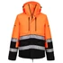 EV467OBRL Hi-Vis Winterjacke aus hochwertigem, atmungsaktivem und winddichtem Material mit mechanischen Stretc