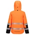 EV467OBRL Hi-Vis Winterjacke aus hochwertigem, atmungsaktivem und winddichtem Material mit mechanischen Stretc