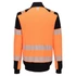 FR756OBRL Portwest PW3 Modaflame Knit Hi-Vis lángálló cipzáras pulóver