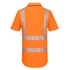 KX302ORR4XL Portwest KX3 Sport Hi-Vis Zip-Poloshirt