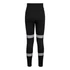 KX381BKR4XL Damen-Leggings aus 4-Wege-Stretchmaterial, mit hitzeversiegelten, segmentierten Reflexstreifen, hohe