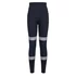 KX381NVR4XL Damen-Leggings aus 4-Wege-Stretchmaterial, mit hitzeversiegelten, segmentierten Reflexstreifen, hohe