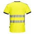 PW310YBR4XL PW3 Warnschutz-T-Shirt mit V-Ausschnitt und Mesh Einsatz kurzarm