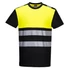 PW311BKY4XL PW311BKOXS Portwest PW3 Hi-Vis Class 1 T-Shirt